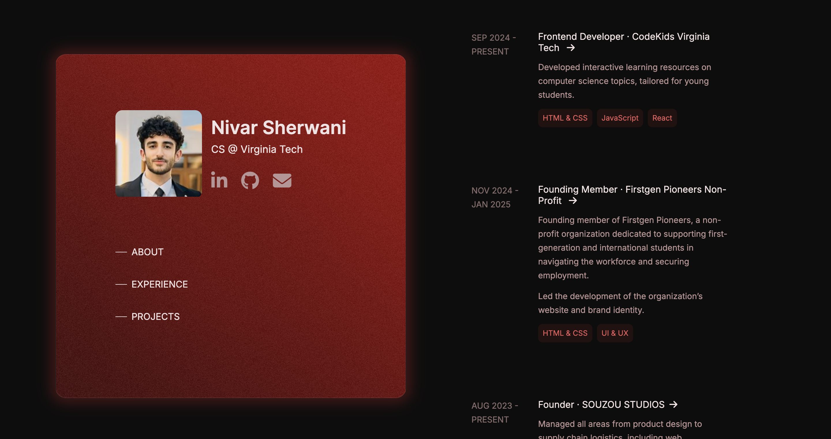 personal site